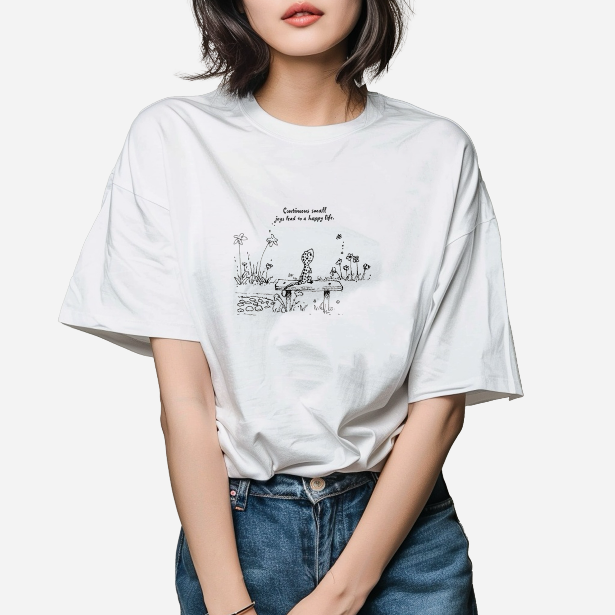 Tシャツ レオパードゲッコーTシャツ｜自然を感じる可愛いイラストと心