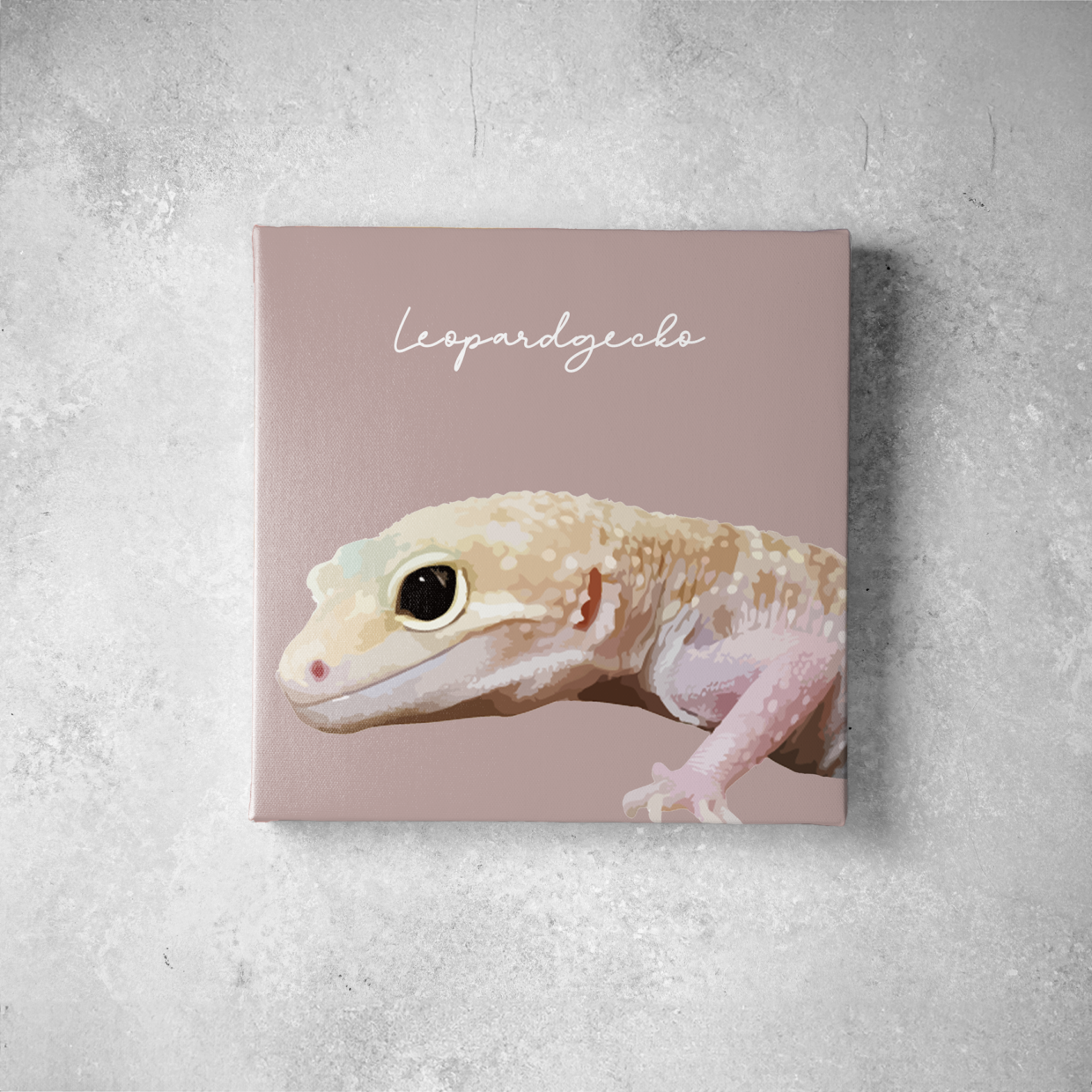 オーダーメイド ペットプリントアート - REPTILE STYLE（レプタイル 