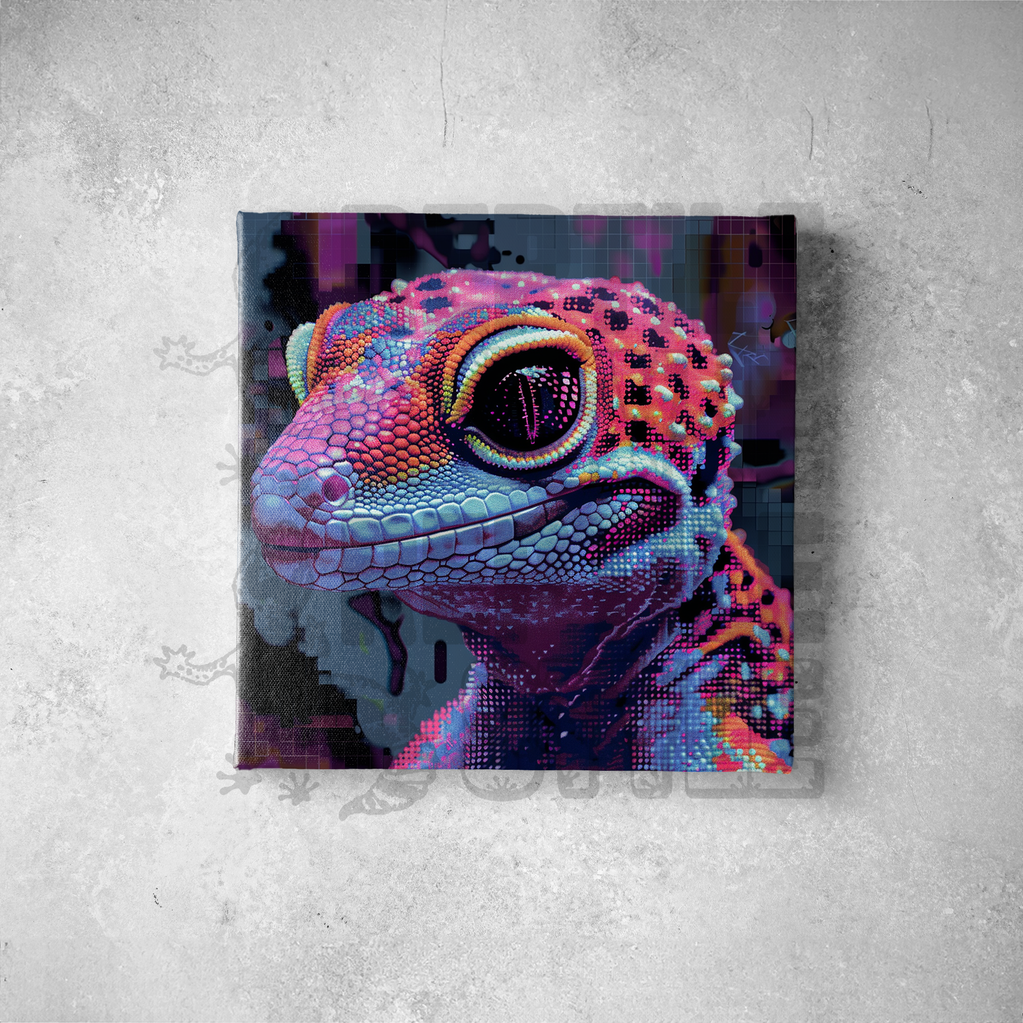 アート レオパードゲッコー | ネオンサファリ - REPTILE STYLE